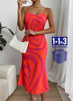 🥰 міді сукня в принт shein xs