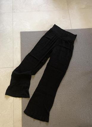 Пліссе широкі вільні штани брюки  палаццо плиссе широкие свободные штаны