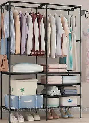 Напольная вешалка с полками 157х105х80см