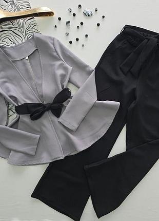 Костюм для девочки, пиджак и штаны