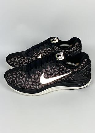 Кросівки nike lunarglide+ 5 ‘shield pack’ 615969-001 оригінал рефлективні чорні оригінал розмір 46 / 30 см бігові