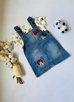 🎀 красивенний комплект primark для дівчинки 9–12 місяців