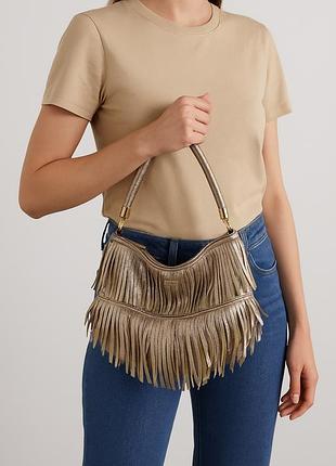 Сумка aldo, жіноча сумка, сумка з бахромою
