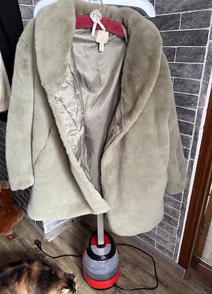 Шубка h&amp;m хаки оверсайз трендовая