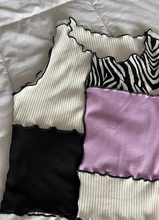 Топ печворк в рубчик