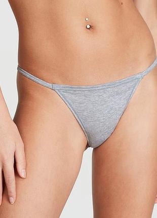 Бавовняні трусики v-стрінги (m) victoria's secret 🎀