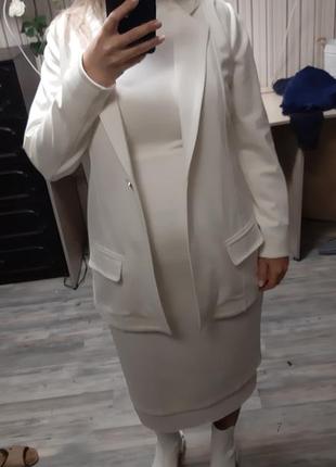 Костюм трикотажний плаття і жакет для вагітних