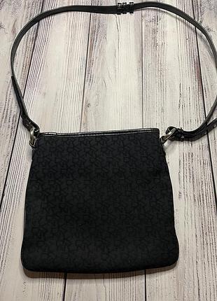 Сумка жіноча монограма dkny