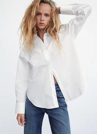 Рубашка рубашка свободный крой коттон s/m(10)