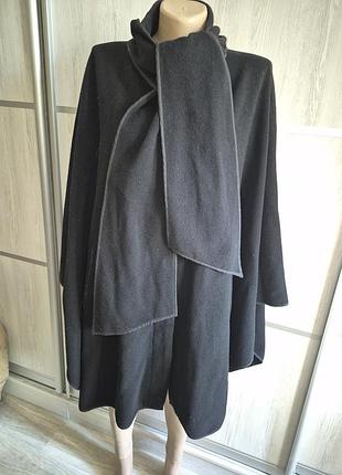 Пальто пончо накидка итальялия damo donna шерсть