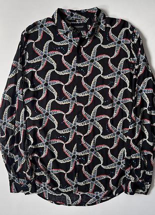 Scotch soda printed viscose shirt сорочка віскоза
