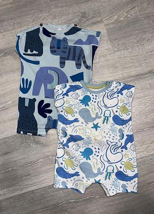 Песочники next, george на 3-6мес