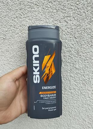 Мужской гель для душа 2в1 skino energize