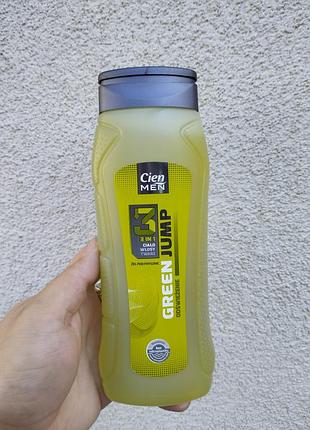 Чоловічий гель для душу cien men green jump 400 мл