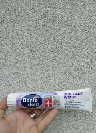 Зубна паста dontodent brillant weiss 125 мл