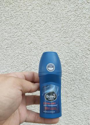 Антиперспірант чоловічий balea men deo roll on extra dry 50 мл