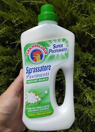 Засіб для миття підлоги chante clair sgrassatore pavimenti muschio bianco, 750 мл