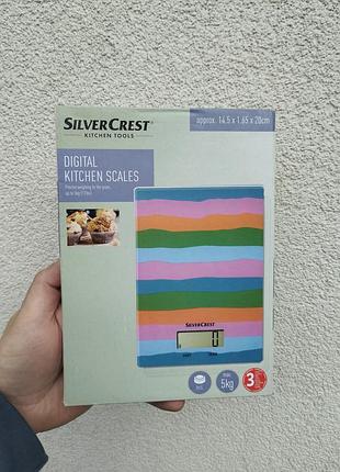 Кухонні ваги silver crest hg10584b 5 кг
