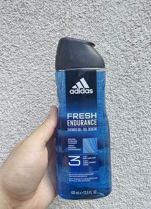 Чоловічий гель для душу adidas fresh endurance 3в1 400 мл