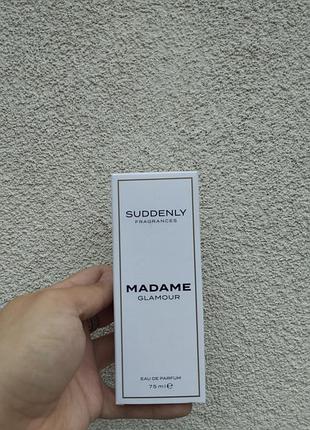 Жіноча туалетна вода suddenly fragrances madame glamour 75 мл