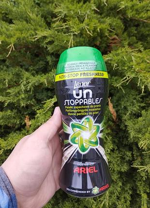 Парфумований ополіскувач для прання у гранулах lenor ariel (210 г)