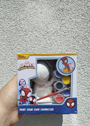 Набір для творчості — фігурка для розмальовування spidey and amazing friends