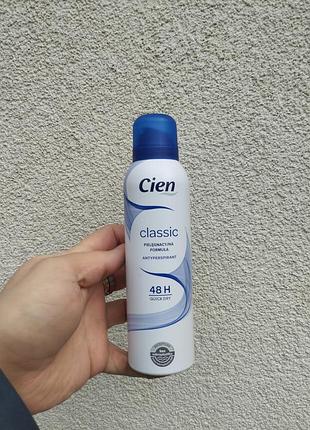 Дезодорант-антиперспірант cien classic, 200 мл