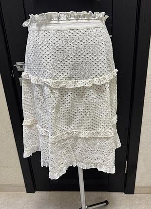 Спідниця прошва, молочного кольору