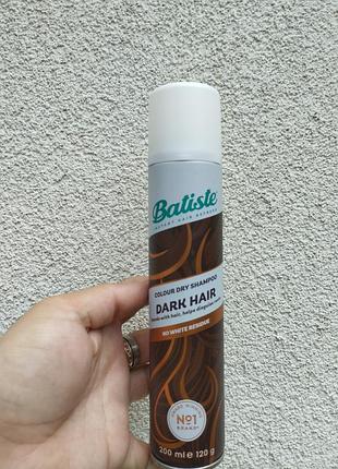 Сухий шампунь для темного волосся batiste dark hair 200 мл