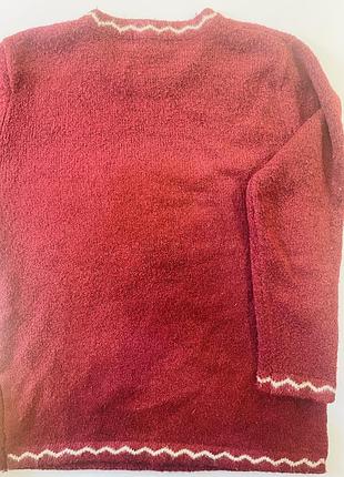 Светр жіночий бордо 2