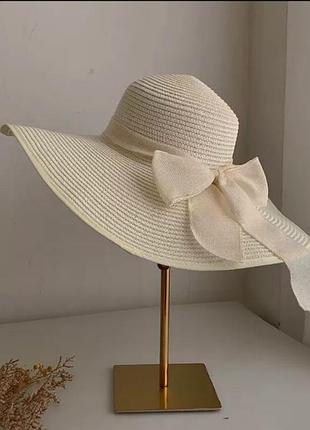Шляпа женская с бантом