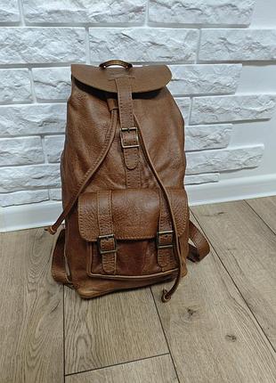 Rowdy жіночий рюкзак сумка шкіряний коричневий малий повсякденний маленький шкіра натуральна