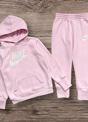 Теплий спортивний костюм nike оригінал на дівчинку 5/7 років
