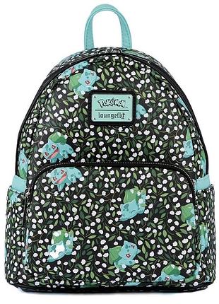 Мини-рюкзак loungefly pokemon bulbasaur aop