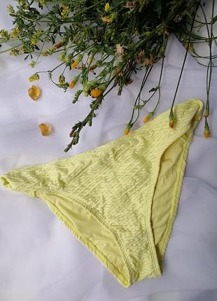 Купальные плавки asos фактурные лимонные