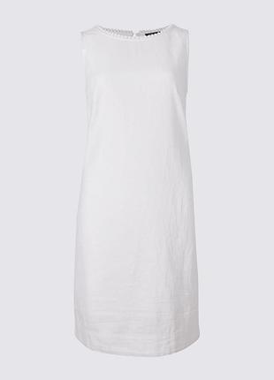 Натуральное платье 52% льна 4