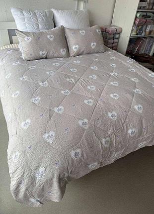 Літній набір постільної білизни муслін жатка з ковдрою