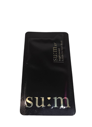 Маска детокс пухирцева sum 37 bright award bubble de mask black 4 мл.. строк зберігання до 06.2025 р.