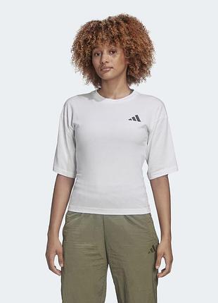 Футболка жіноча біла adidas fj6888