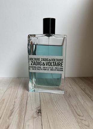 Zadig & voltaire this is him vibes of freedom парфумована вода оригінал!