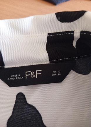 F&f костюм жіночий, штани палацо, піджак на застібці по боках розрізи.розмір l. 6