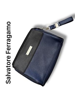 Косметичка клатч salvatore ferragamo с лого