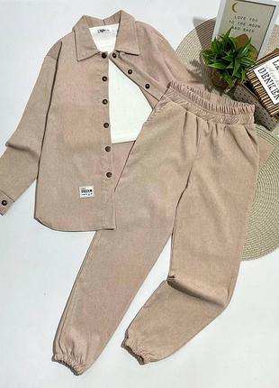 Велюровий костюм на дівчинку