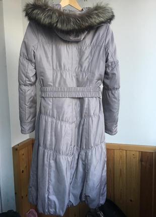 Куртка пальто зі знімною хутряною підкладкою2 фото