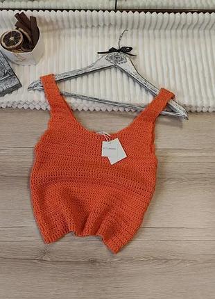 Новый вязаный топ reserved p s-m