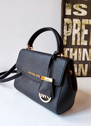Шкіряна сумка кросбоді michael kors