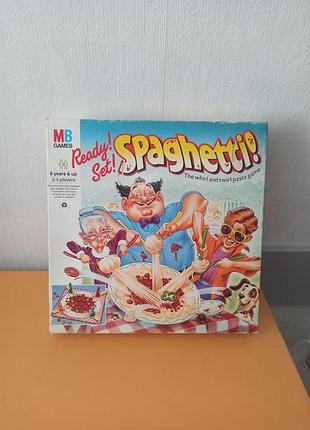 Весела настільна гра "ready! set! spaghetti!" від mb games.