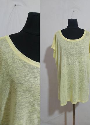 Льняная футболка 100%-лен esmara