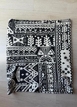 Спідниця юбка зара zara біла чорна міні