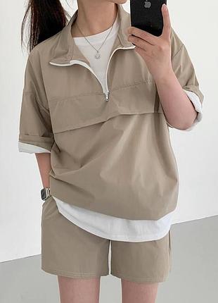 Костюм пластинка с коротким рукавом